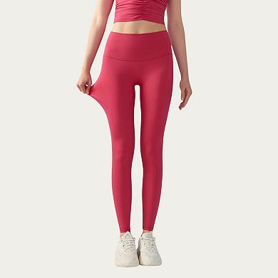 Women's High Waist Compression Leggings with Seamless Stretch Fit and Smooth Sculpting Design