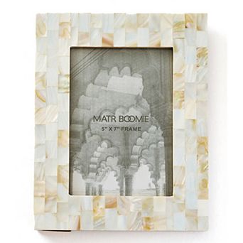 Chitra 5x7 Mother of Pearl Picture Frame- Hand Carved
