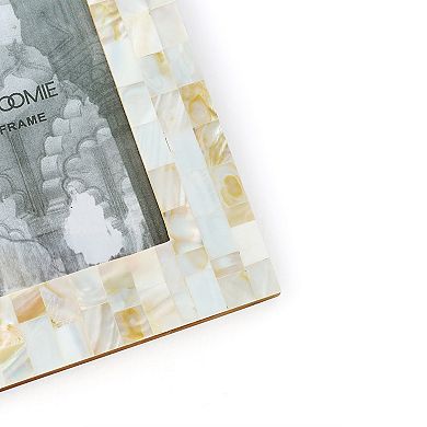 Chitra 5x7 Mother of Pearl Picture Frame- Hand Carved