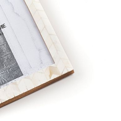 Artemis 5x7 Double Picture Frame - Bone