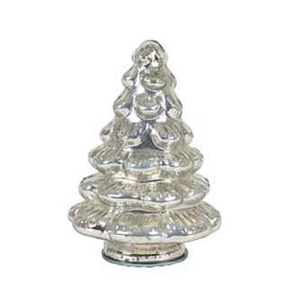 St. Nicholas Square® Iridescent Glass Christmas Tree Table Decor