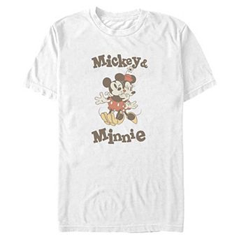 Big & Tall Disney's Mickey & Minnie Mouse Graphic Tee