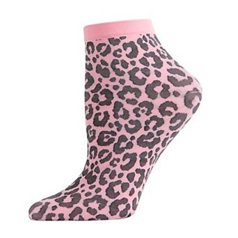 Women's Classic Wild Leopard Print Anklet Sock