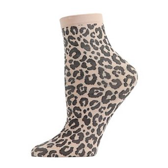 Women's Classic Wild Leopard Print Anklet Sock