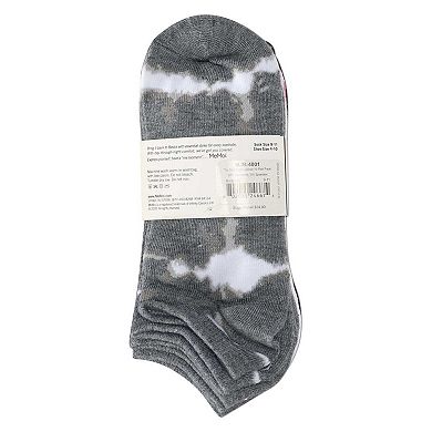 Women's 10 Pair Pack Tie Dye/Solid Low Cut Socks