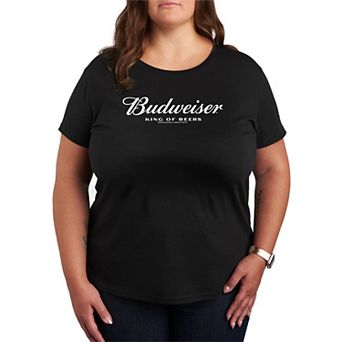 Plus Size Budweiser King Of Beers Graphic Tee