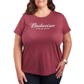 Plus Size Budweiser King Of Beers Graphic Tee