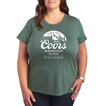 Plus Size Coors Banquet Beer Graphic Tee