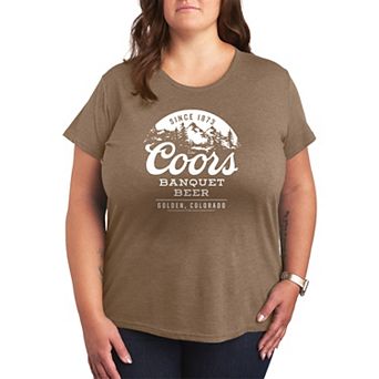 Plus Size Coors Banquet Beer Graphic Tee