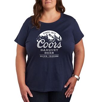 Plus Size Coors Banquet Beer Graphic Tee