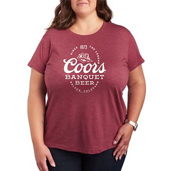 Plus Size Coors Banquet Beer Since 1873 The Legend Graphic Tee