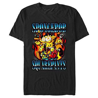 Big & Tall Nickelodeon SpongeBob SquarePants Crazy Graphic Tee