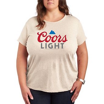 Plus Size Coors Light Logo Graphic Tee