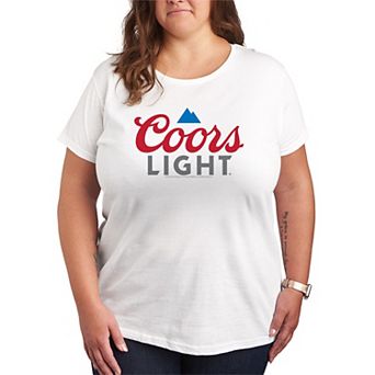 Plus Size Coors Light Logo Graphic Tee