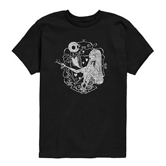 Boys 8-20 Disney's The Nightmare Before Christmas Jack & Sally Graphic Tee