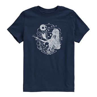 Boys 8-20 Disney's The Nightmare Before Christmas Jack & Sally Graphic Tee