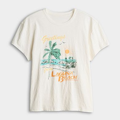 Women's LC Lauren Conrad Boyfriend Graphic Tee