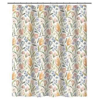 Popular Bath Spring Floral 14 pc Shower Curtain Set