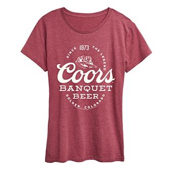 Women's Coors Banquet Beer Since 1873 The Legend Graphic Tee