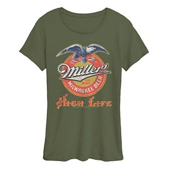 Women's Miller High Life Vintage Eagle Logo Graphic Tee