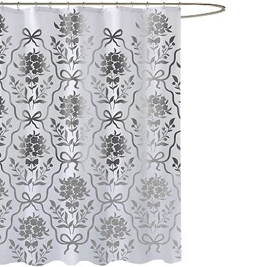 Popular Bath Floral Printed Shower Curtain
