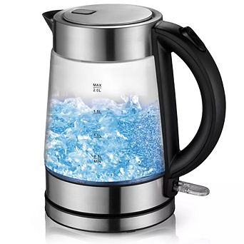 1.7L Electric Kettle, Speed-Boil Glass Electric Water Boiler 1500W Tea Heater, Auto Shut-Off