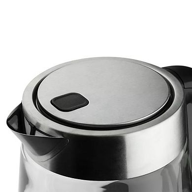 1.7L Electric Kettle, Speed-Boil Glass Electric Water Boiler 1500W Tea Heater, Auto Shut-Off