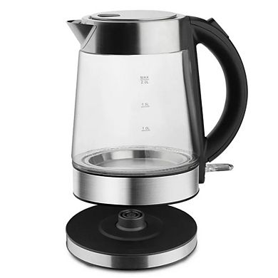 1.7L Electric Kettle, Speed-Boil Glass Electric Water Boiler 1500W Tea Heater, Auto Shut-Off