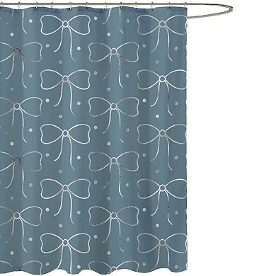 Popular Bath Polka Bows Shower Curtain