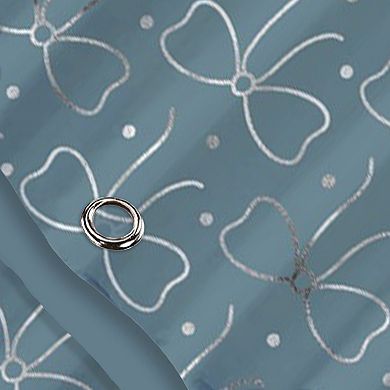 Popular Bath Polka Bows Shower Curtain