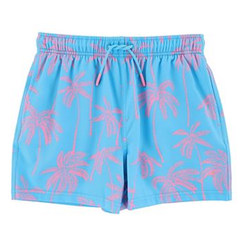Boys 4-12 Caribbean Joe Print Swim Bottoms