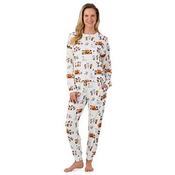Women's Beauty Sleep Social Halloween Peanuts Pajama Top & Pajama Joggers Set