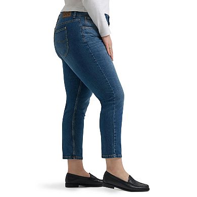 Plus Size Lee® Legendary Straight Crop Jeans