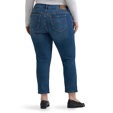 Plus Size Lee® Legendary Straight Crop Jeans