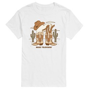 Big & Tall MTV Cowboy Logo Graphic Tee