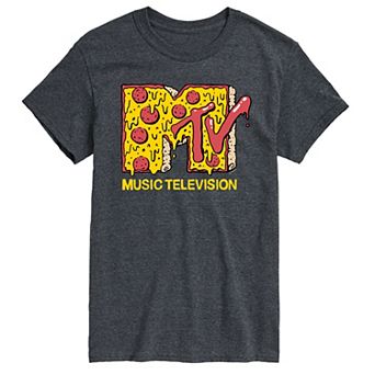 Big & Tall MTV Pizza Logo Graphic Tee