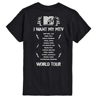 Big & Tall MTV World Tour Graphic Tee