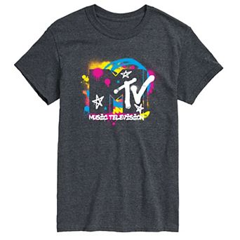Big & Tall MTV Spray Paint Logo Graphic Tee
