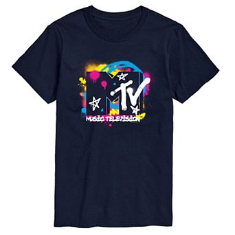 Big & Tall MTV Spray Paint Logo Graphic Tee
