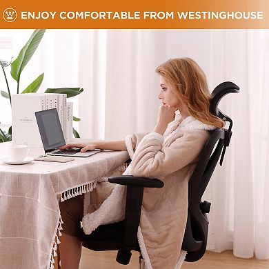 Westinghouse Heated Flannel & Sherpa Throw Blanket with Hood