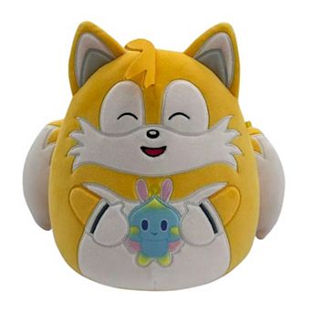 Squishmallows Sonic the Hedgehog Tails Holding Chao Egg 8-inch Soft Plush Toy