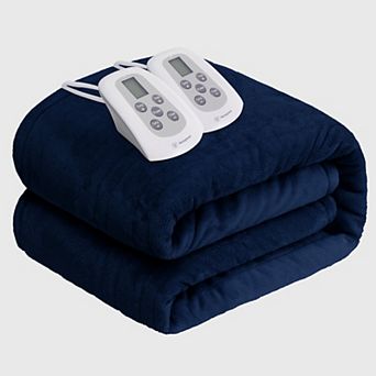 Westinghouse Heated Flannel Throw Blanket