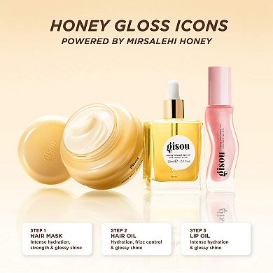 Honey Glow Icons Hair & Lip Set