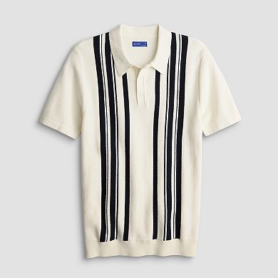 Men's Apt. 9® Short Sleeve Striped Sweater Polo