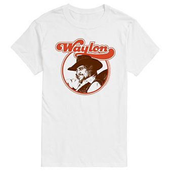 Men's Waylon Jennings Portrait Graphic Tee
