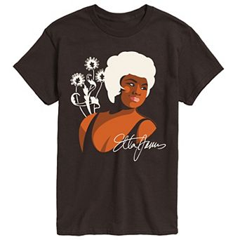 Men's Etta James Floral Oversized Graphic Tee