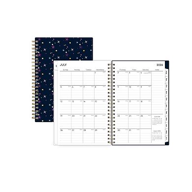 BLUE SKY Weekly & Monthly Planning Calendar