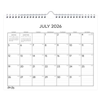 BLUE SKY Wall Standard Wirebound Calendar
