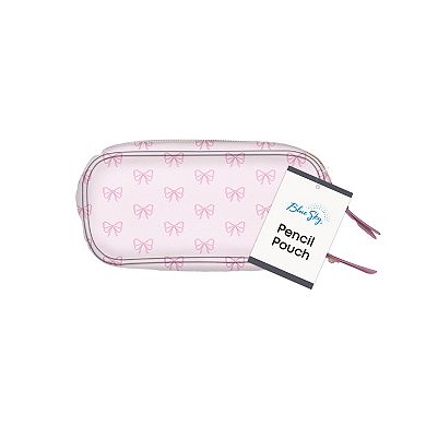 BLUE SKY Pencil Pouch Zip Closure