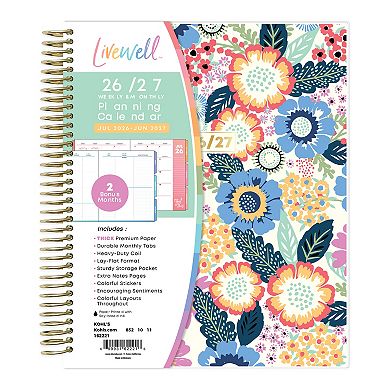 LiveWELL Laminated Weekly & Monthly Planning Calendar